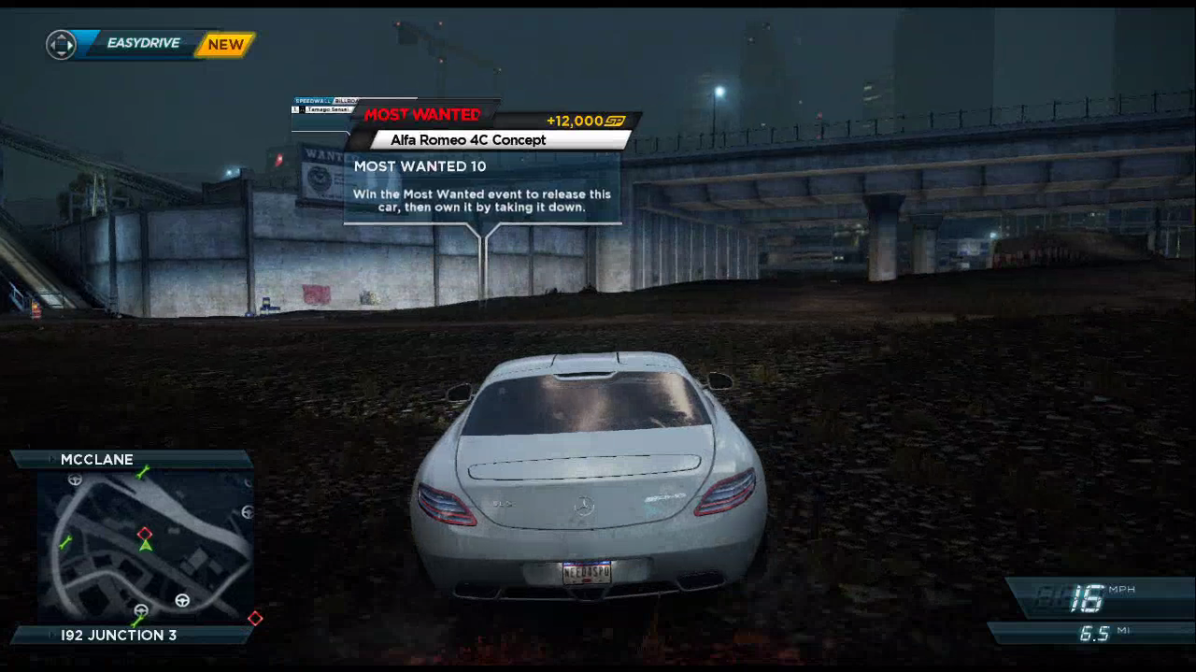 Racing game - Need for speed most wanted 2012